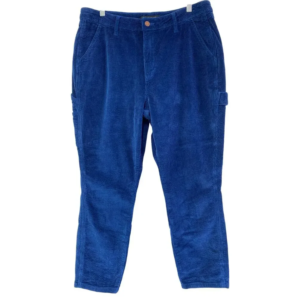 Judy Blue High Waist Corduroy Ankle Pants Slim Fit Sz 31 Academia Classic Preppy